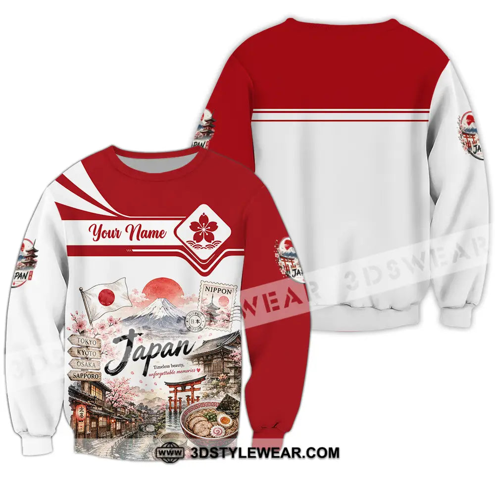 Unisex Shirt - Custom Japan Shirt - Long Sleeve / S - T-shirt