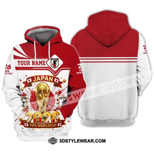 Unisex Shirt - Custom Japan World Cup 2026 3D Shirt style option 3
