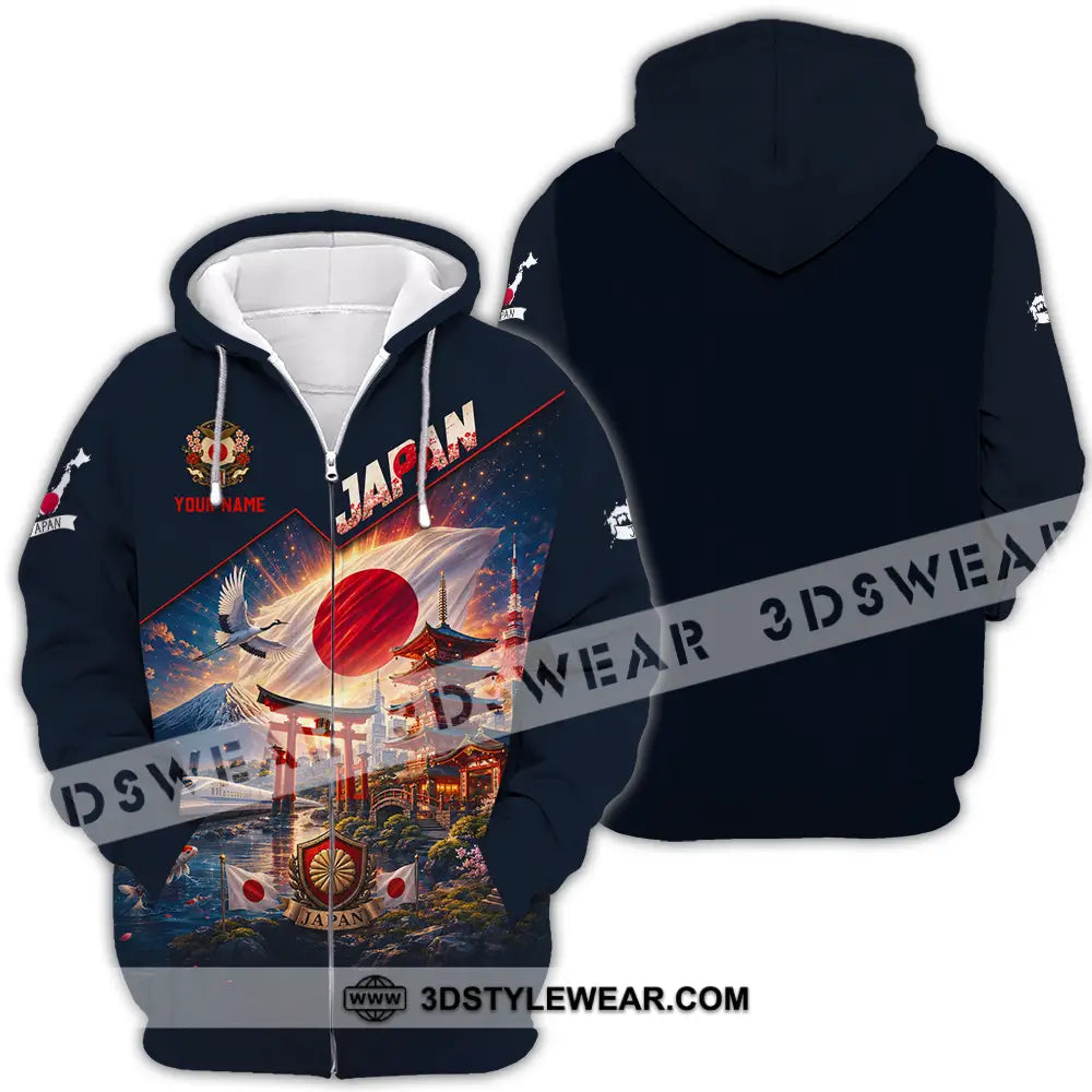 Unisex Shirt - Custom Japan Shirt - Zipper Hoodie / S - T-shirt