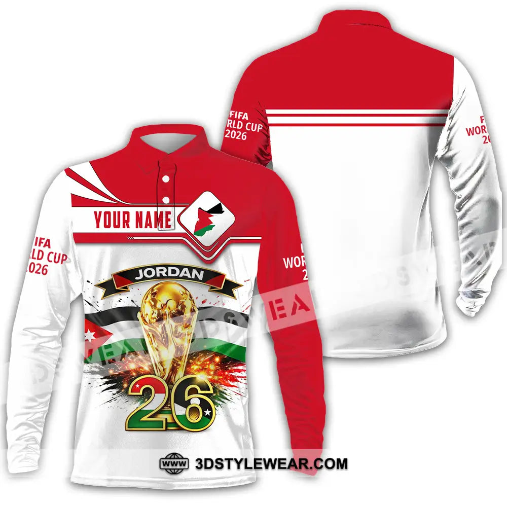 Unisex Shirt - Custom Jordan 3D Shirt Long Sleeve Polo / S T-shirt