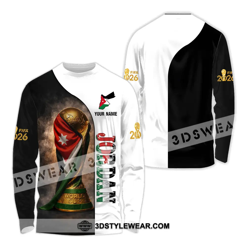 Unisex Shirt - Custom Jordan 3D Shirt Long Sleeve Shirt / S T-shirt