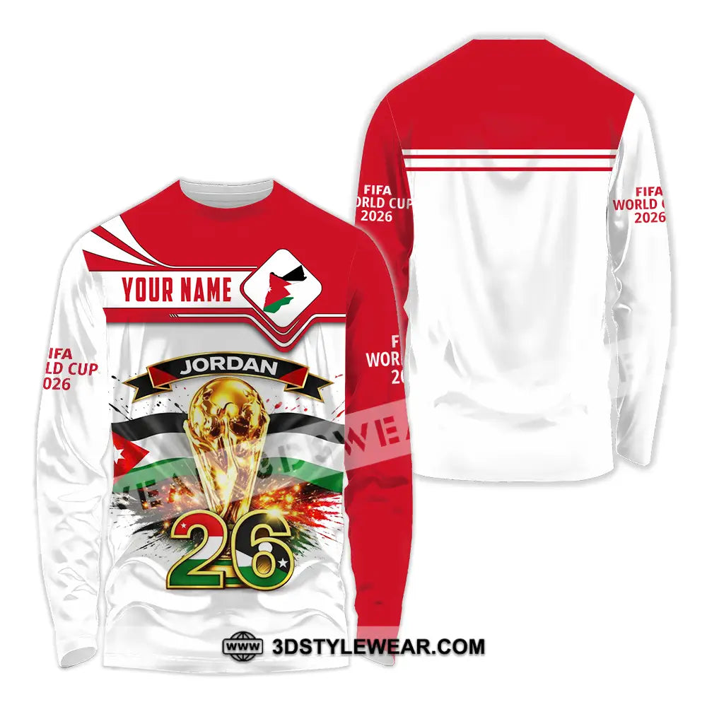Unisex Shirt - Custom Jordan 3D Shirt Long Sleeve Shirt / S T-shirt