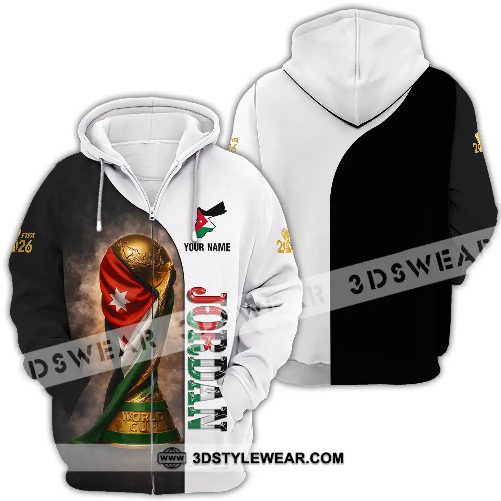 Unisex Shirt - Custom Jordan 3D Shirt Zipper Hoodie / S T-shirt