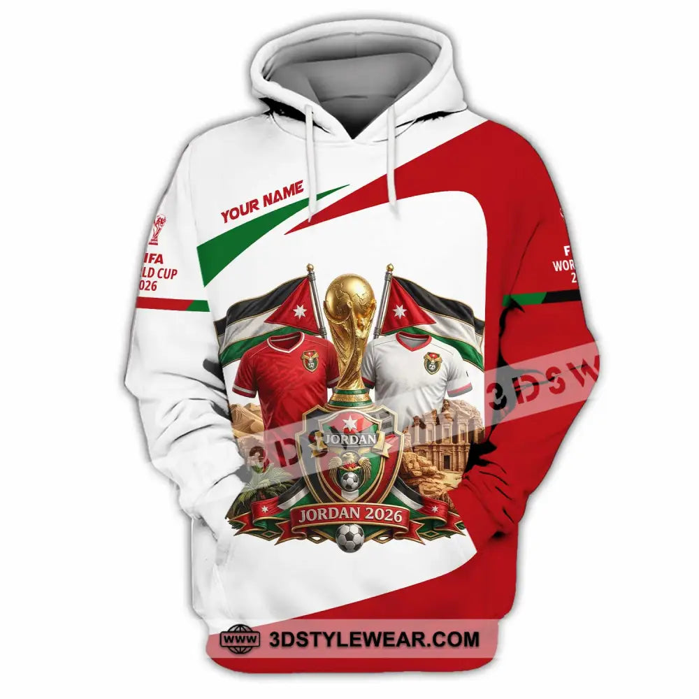 Unisex Shirt - Custom Jordan World Cup 2026 3D Shirt - Hoodie / S - T-shirt