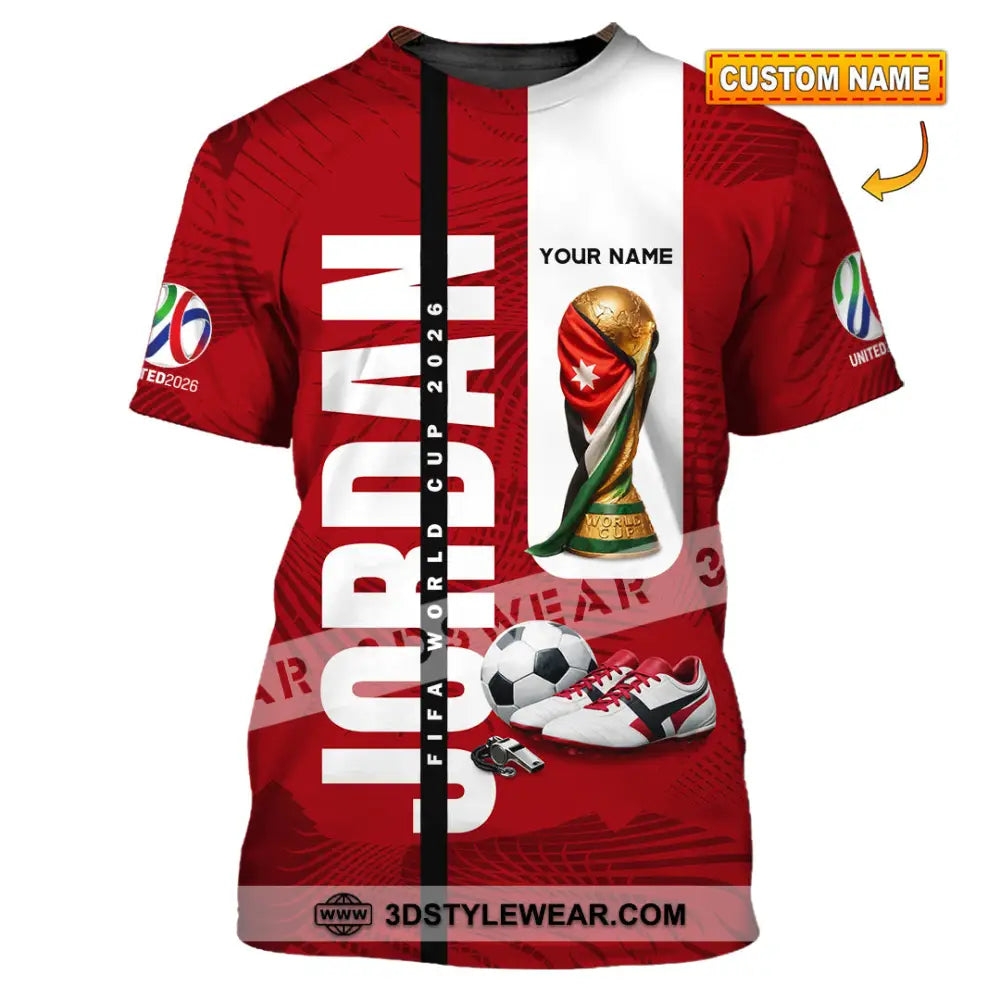 Unisex Shirt - Custom Jordan World Cup 2026 3D Shirt T-shirt
