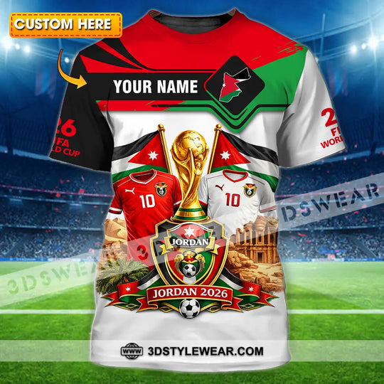 Unisex Shirt - Custom Jordan World Cup 2026 3D Shirt style option 1
