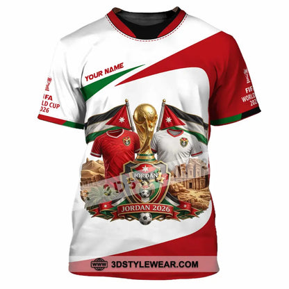 Unisex Shirt - Custom Jordan World Cup 2026 3D Shirt - T-Shirt / S - T-shirt