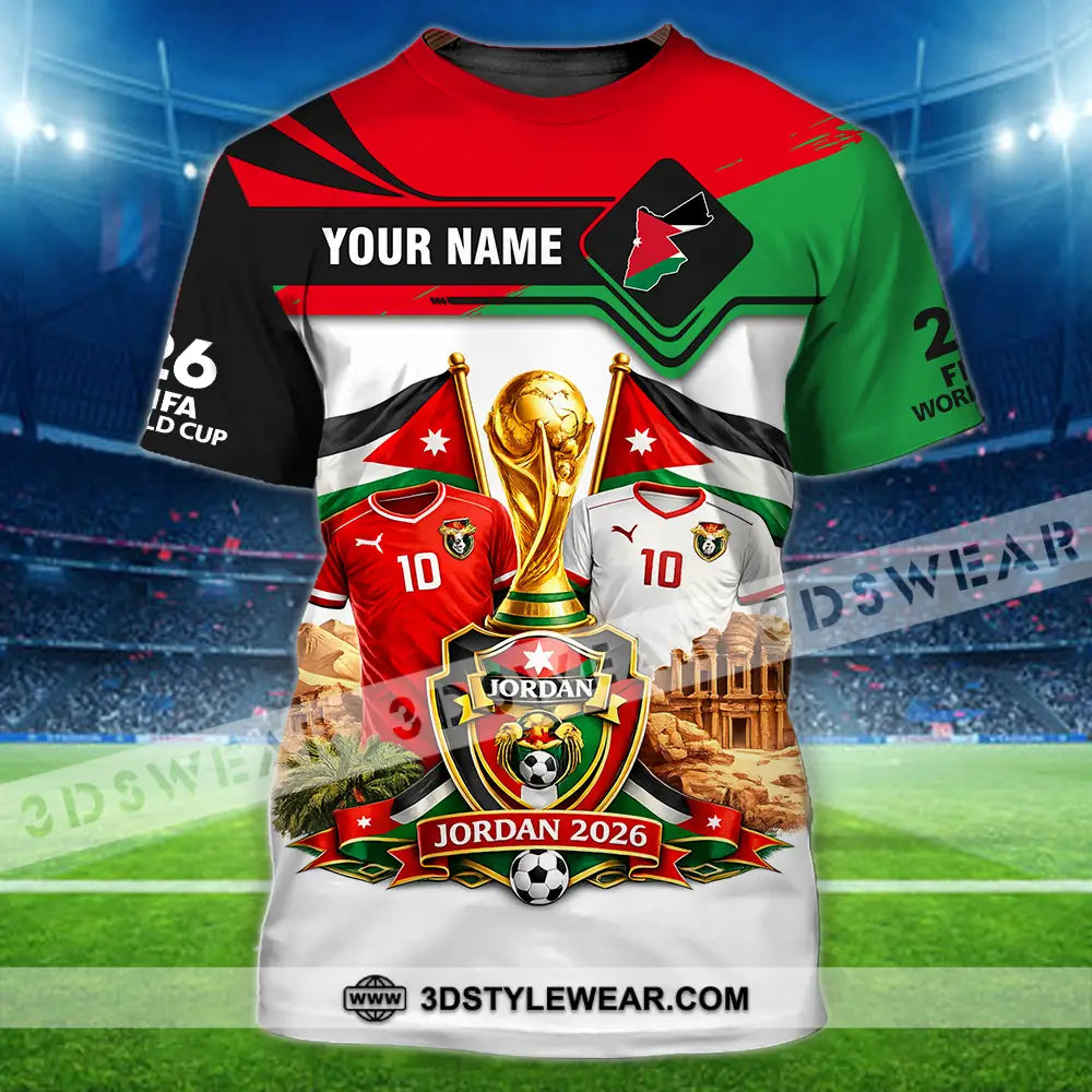 Unisex Shirt - Custom Jordan World Cup 2026 3D Shirt - T-Shirt / S - T-shirt