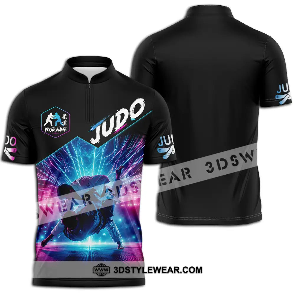Unisex Shirt - Custom Judo Shirt - Zipper Polo Shirt / S - T-shirt
