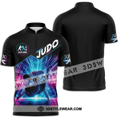 Unisex Shirt - Custom Judo Shirt - Zipper Polo Shirt / S - T-shirt
