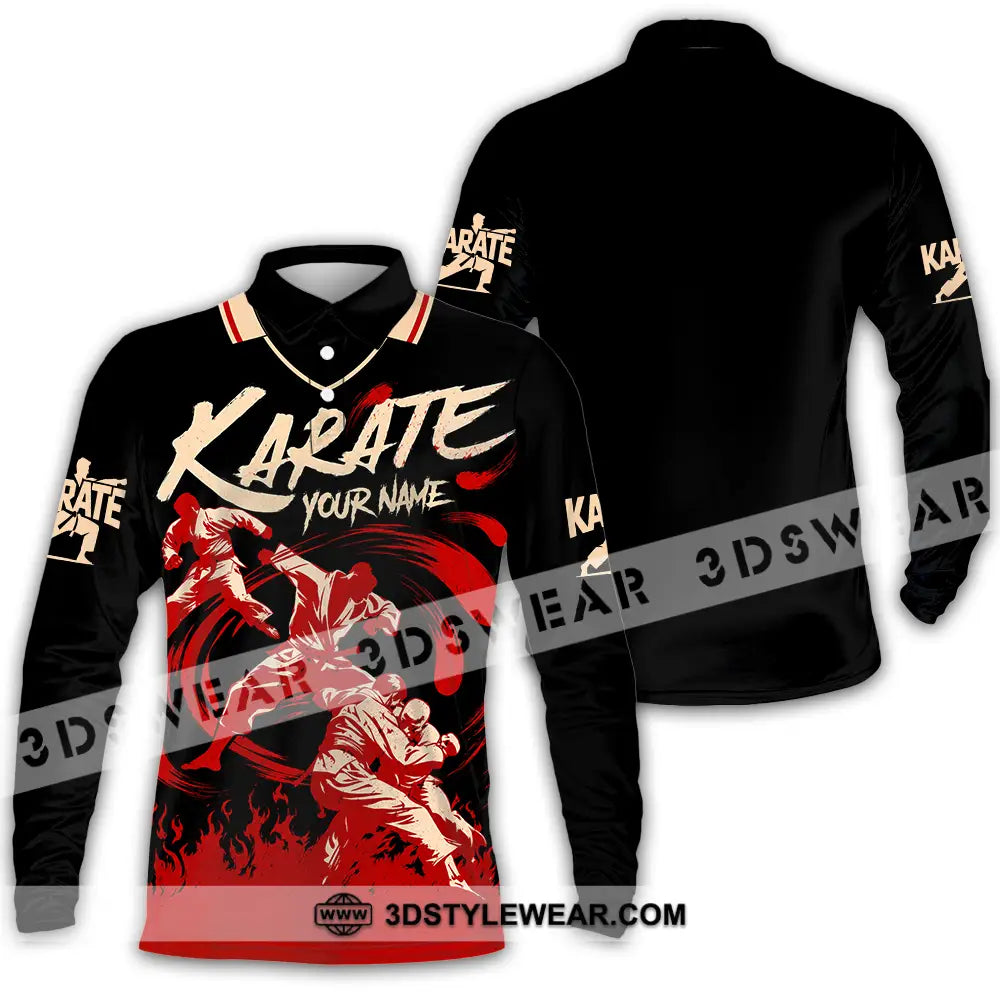 Unisex Shirt - Custom Karate Shirt - Long Sleeve Polo / S - T-shirt