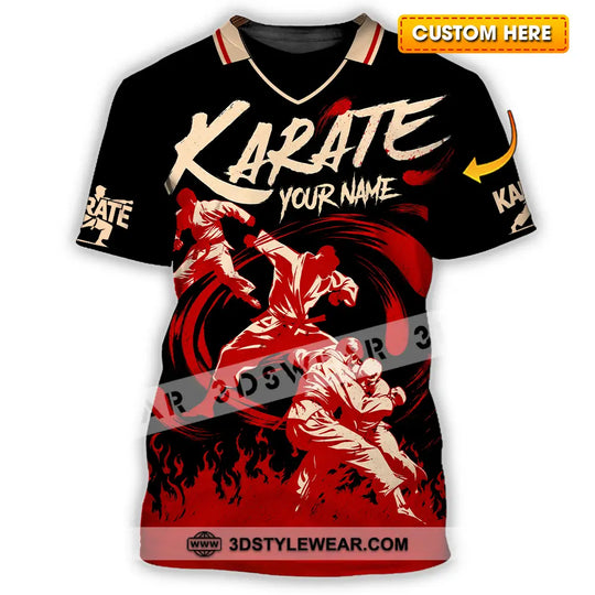 Unisex Shirt - Custom Karate Shirt style option 1