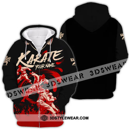 Unisex Shirt - Custom Karate Shirt - Zipper Hoodie / S - T-shirt