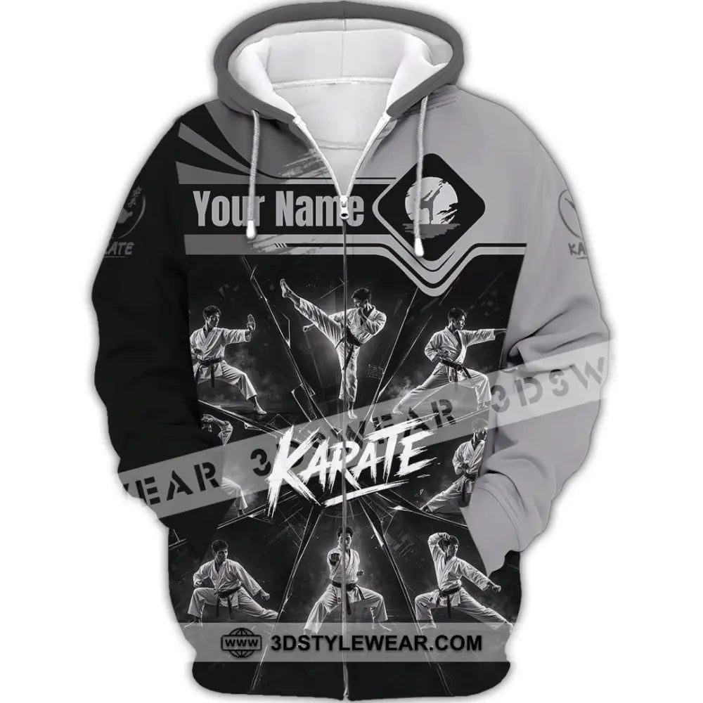 Unisex Shirt - Custom Karate Shirt - Zipper Hoodie / S - T-shirt