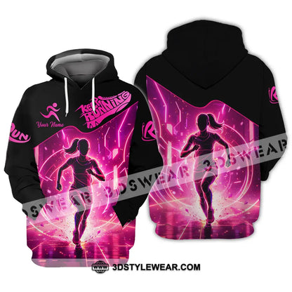 Unisex Shirt - Custom Keep Running 3D Shirt - Hoodie / S - T-shirt