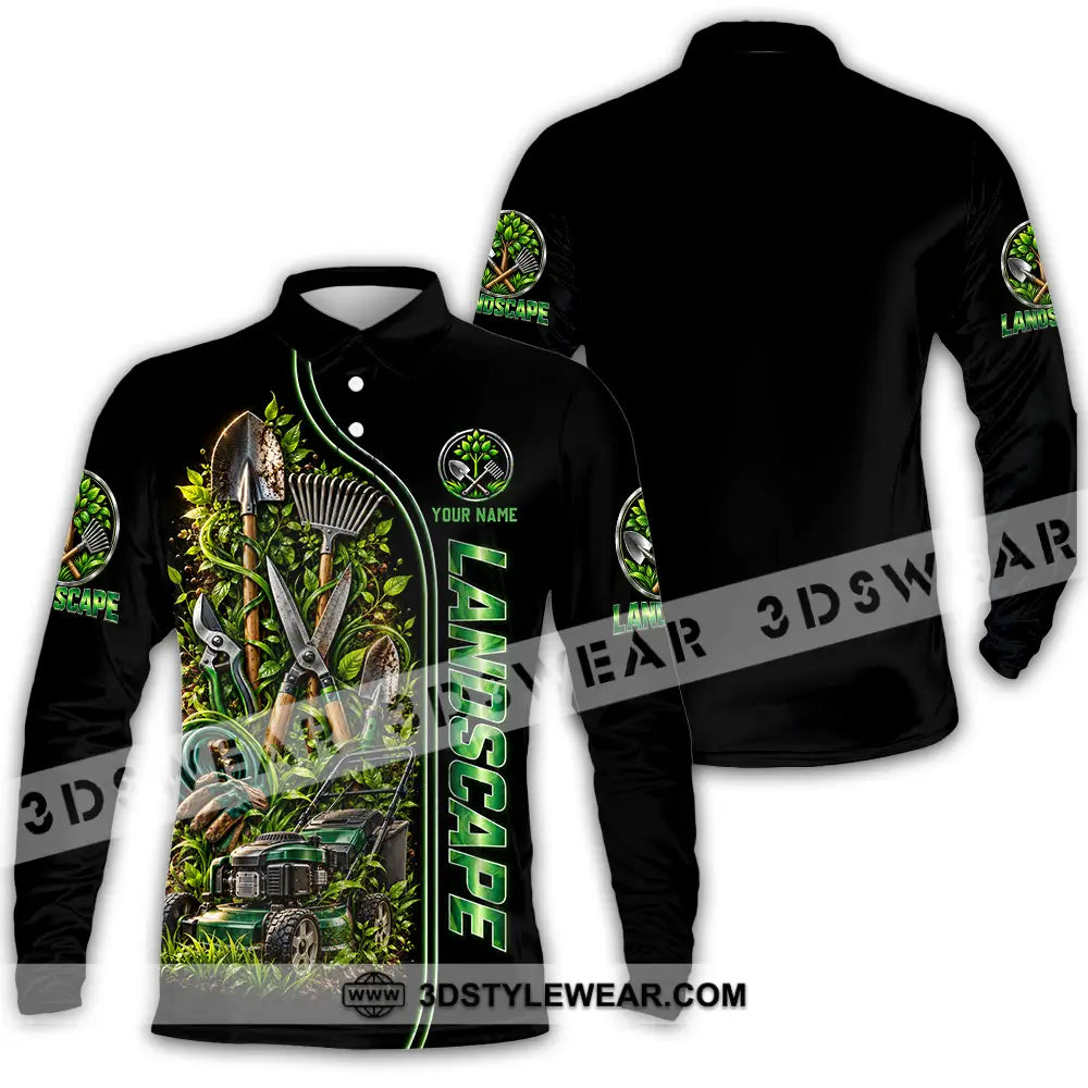 Unisex Shirt - Custom Landscape Shirt - Long Sleeve Polo / S - T-shirt