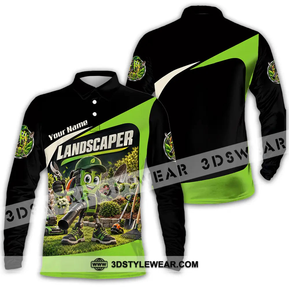 Unisex Shirt - Custom Landscape Shirt - Long Sleeve Polo / S - T-shirt
