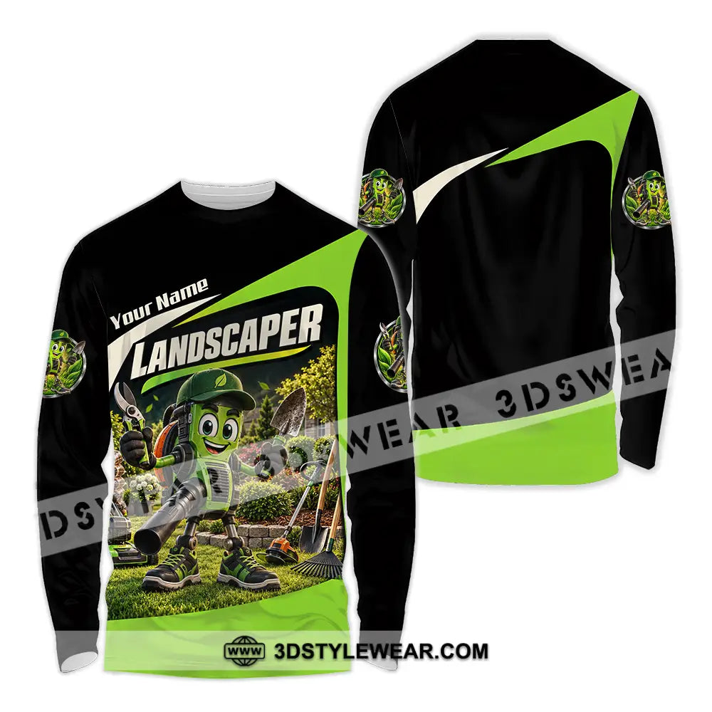 Unisex Shirt - Custom Landscape Shirt - Long Sleeve Shirt / S - T-shirt