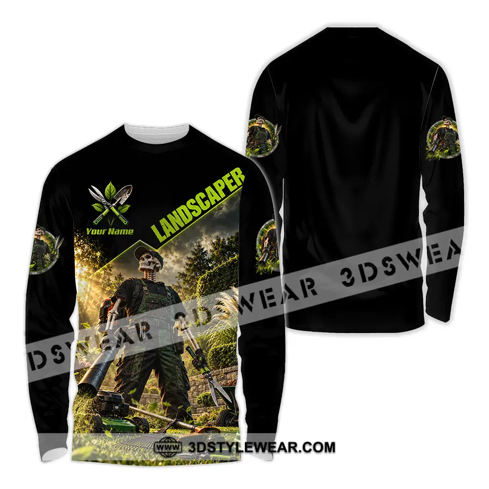 Unisex Shirt - Custom Landscape Shirt - Long Sleeve Shirt / S - T-shirt