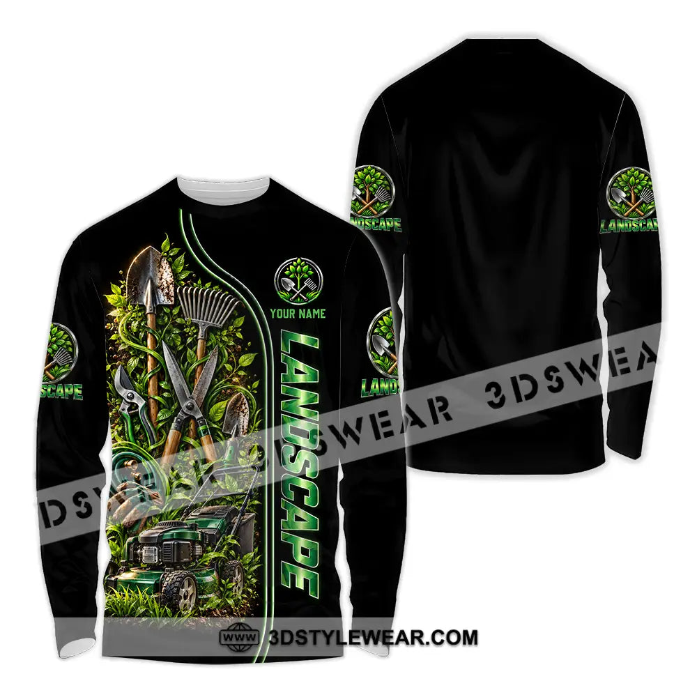 Unisex Shirt - Custom Landscape Shirt - Long Sleeve Shirt / S - T-shirt