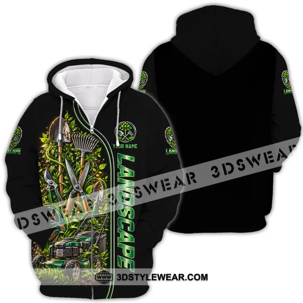 Unisex Shirt - Custom Landscape Shirt - Zipper Hoodie / S - T-shirt