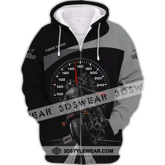 Unisex Shirt - Custom Life Is Good Biker Shirt style option 4