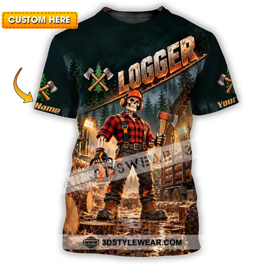 Unisex Shirt - Custom Logger Shirt style option 1