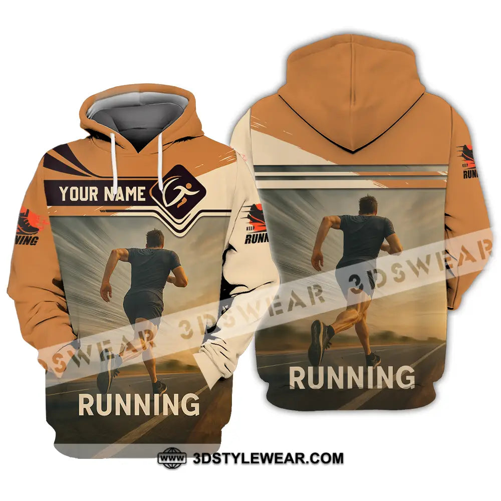 Unisex Shirt - Custom Love Running Shirt - Hoodie / S - T-shirt