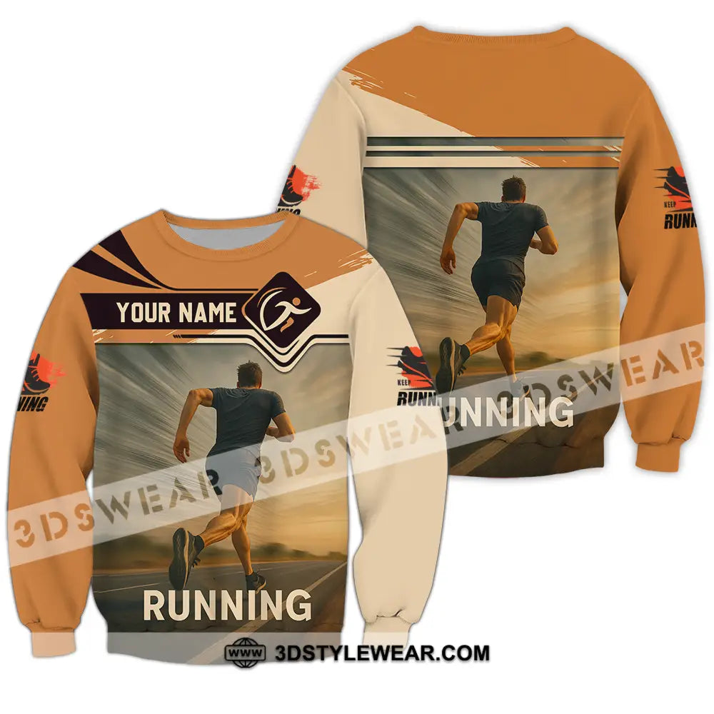Unisex Shirt - Custom Love Running Shirt - Long Sleeve / S - T-shirt