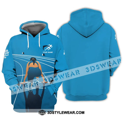 Unisex Shirt - Custom Love Running Sport Shirt - Hoodie / S - T-shirt