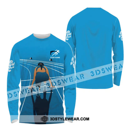 Unisex Shirt - Custom Love Running Sport Shirt - Long Sleeve Shirt / S - T-shirt