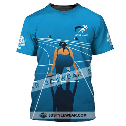 Unisex Shirt - Custom Love Running Sport Shirt - T-Shirt / S - T-shirt