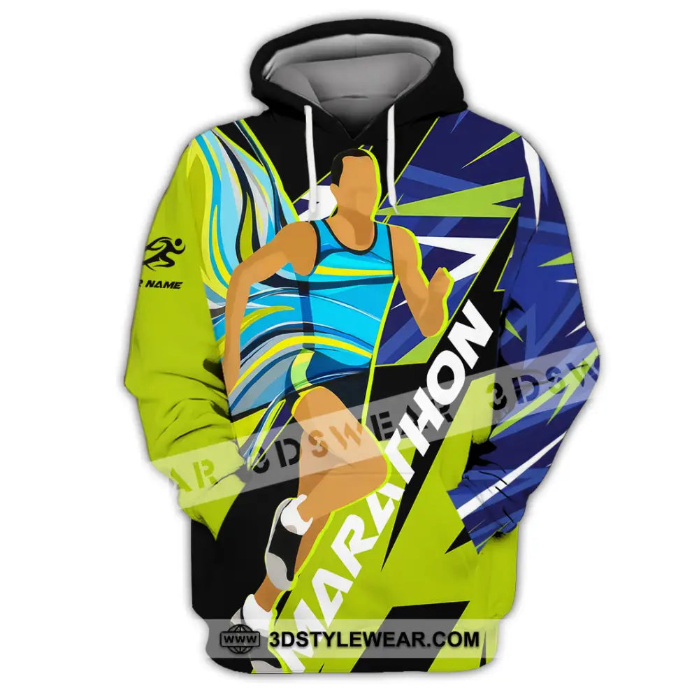 Unisex Shirt - Custom Marathon 3D Shirt - Hoodie / S - T-shirt