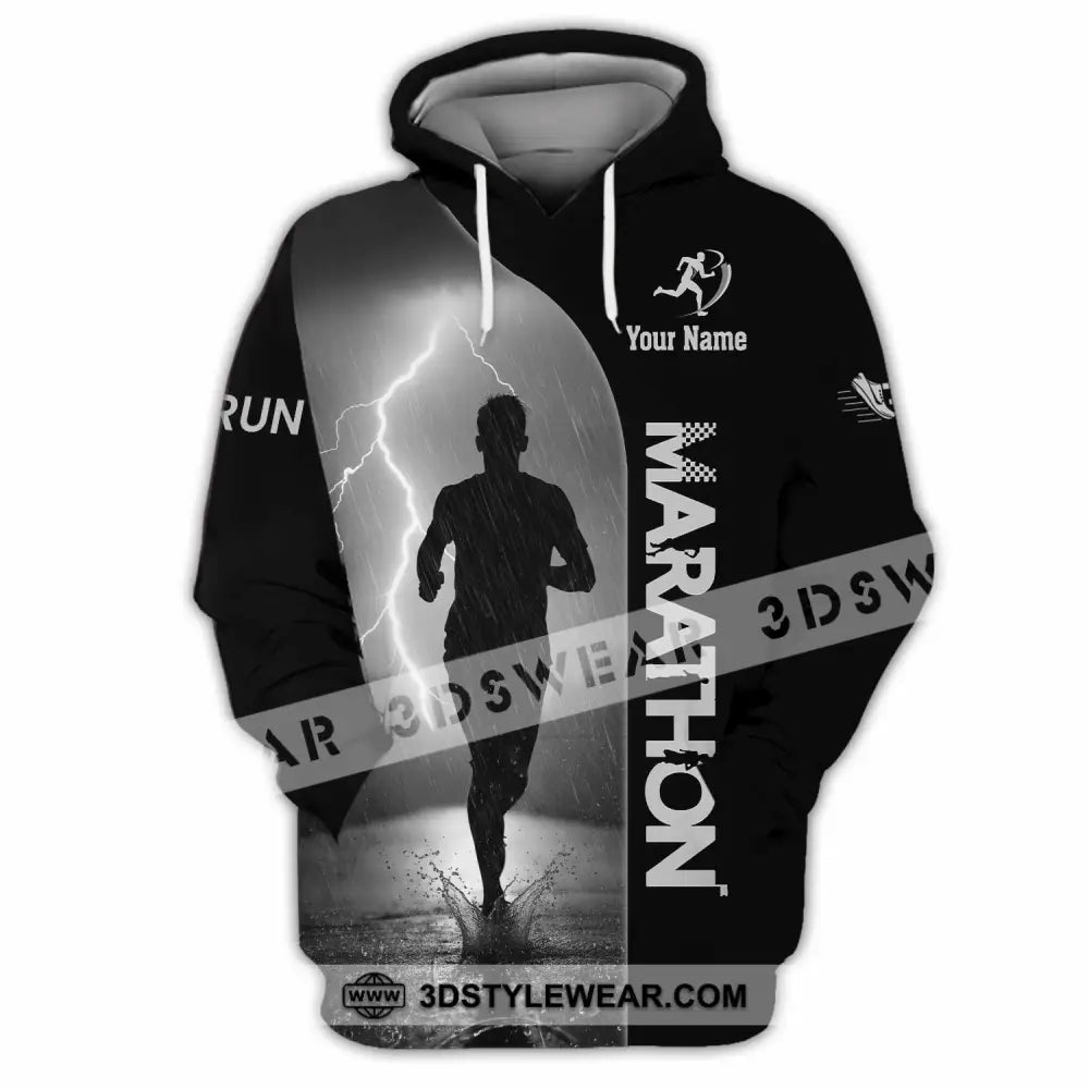 Unisex Shirt - Custom Marathon 3D Shirt - Hoodie / S - T-shirt