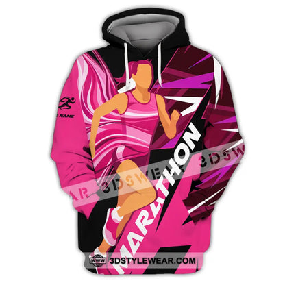 Unisex Shirt - Custom Marathon 3D Shirt - Hoodie / S - T-shirt