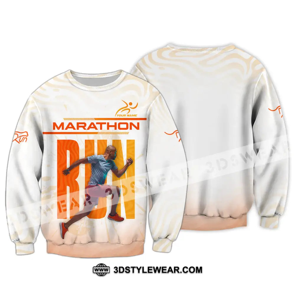 Unisex Shirt - Custom Marathon 3D Shirt - Long Sleeve / S - T-shirt