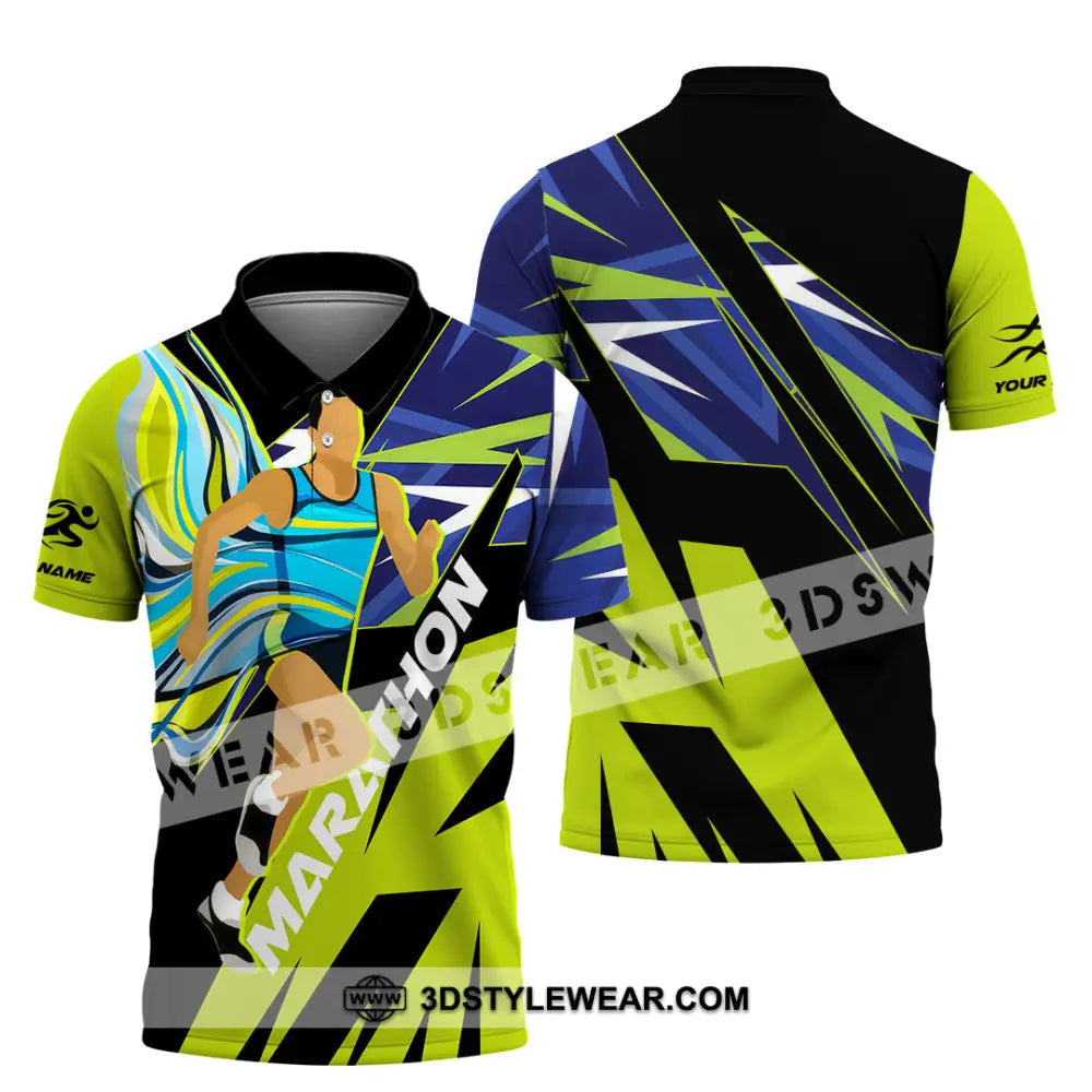 Unisex Shirt - Custom Marathon 3D Shirt - Polo Shirt / S - T-shirt