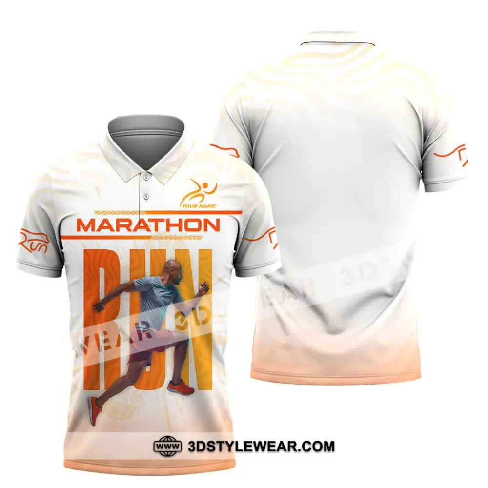 Unisex Shirt - Custom Marathon 3D Shirt - Polo Shirt / S - T-shirt