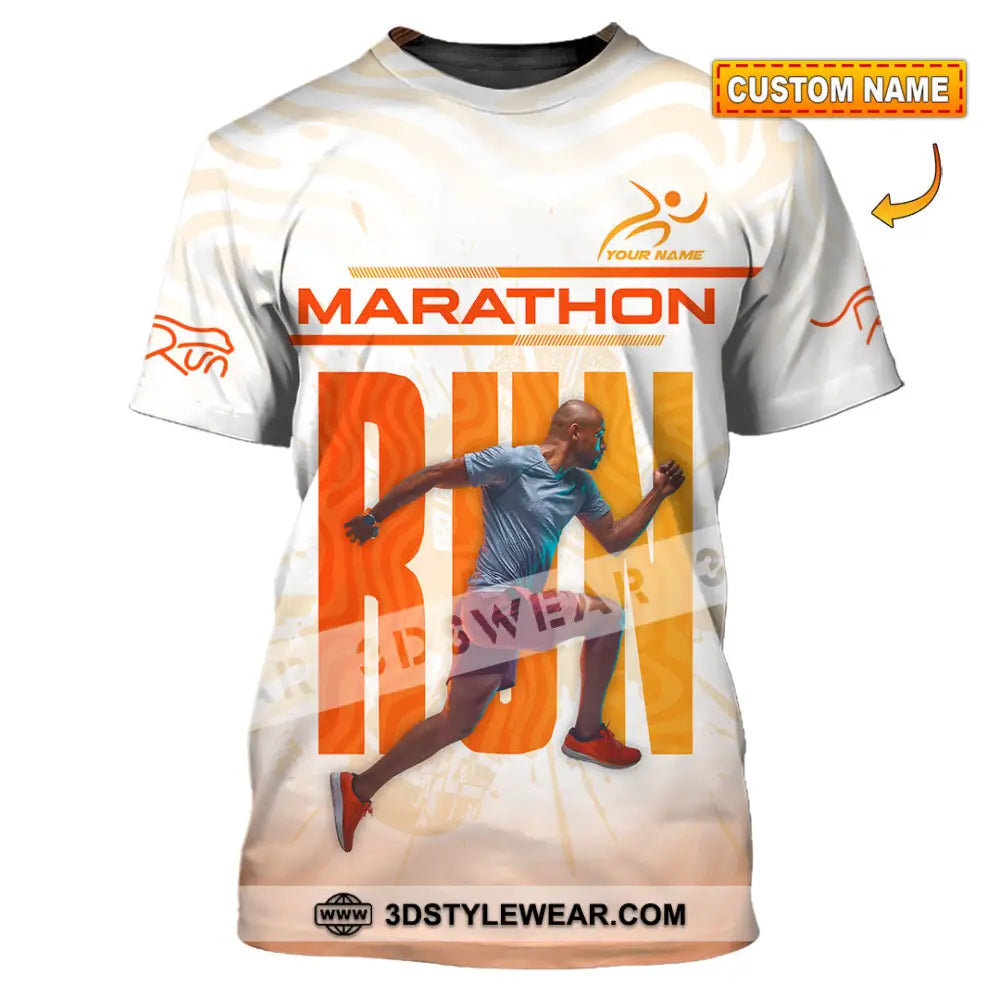 Unisex Shirt - Custom Marathon 3D Shirt - T-shirt