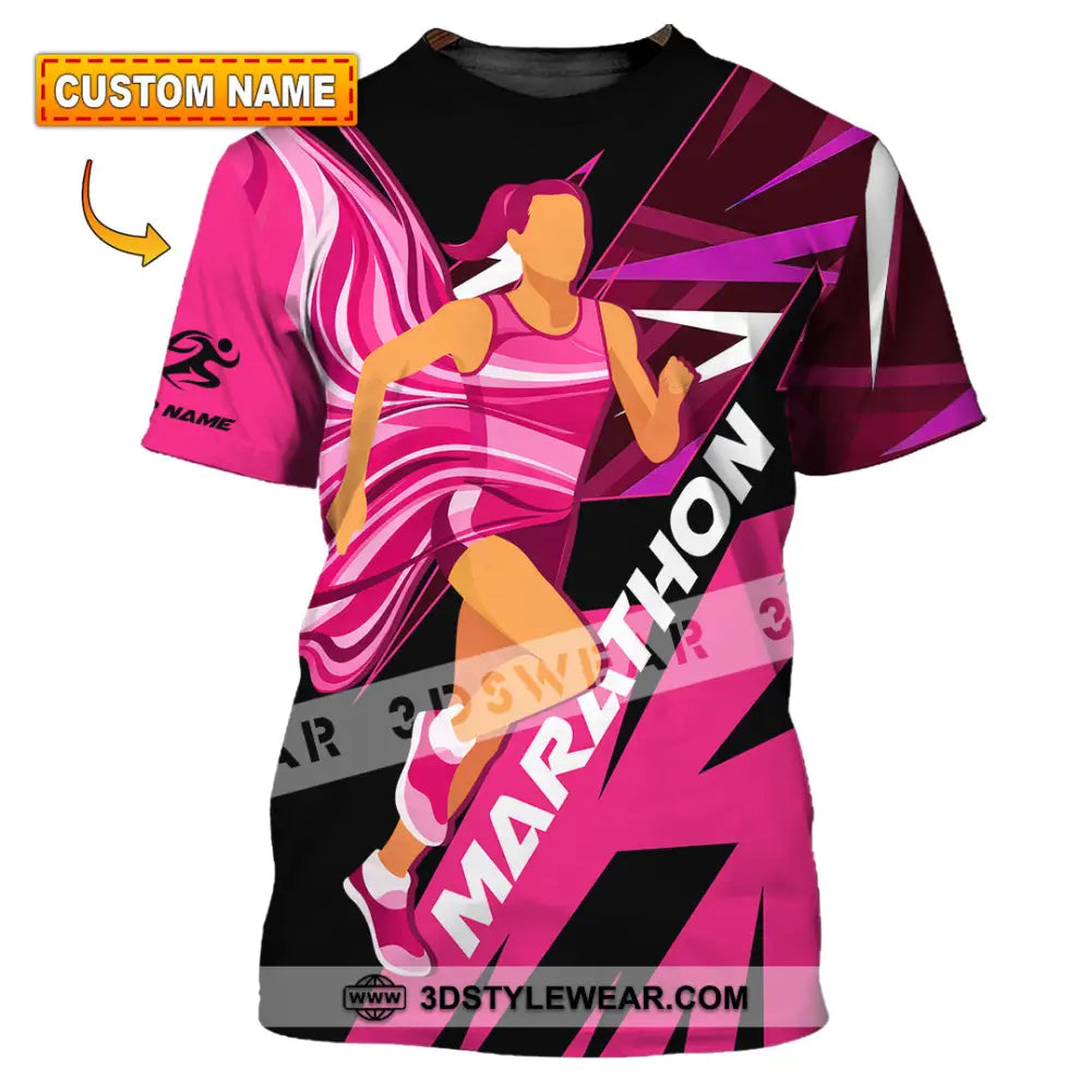 Unisex Shirt - Custom Marathon 3D Shirt - T-shirt