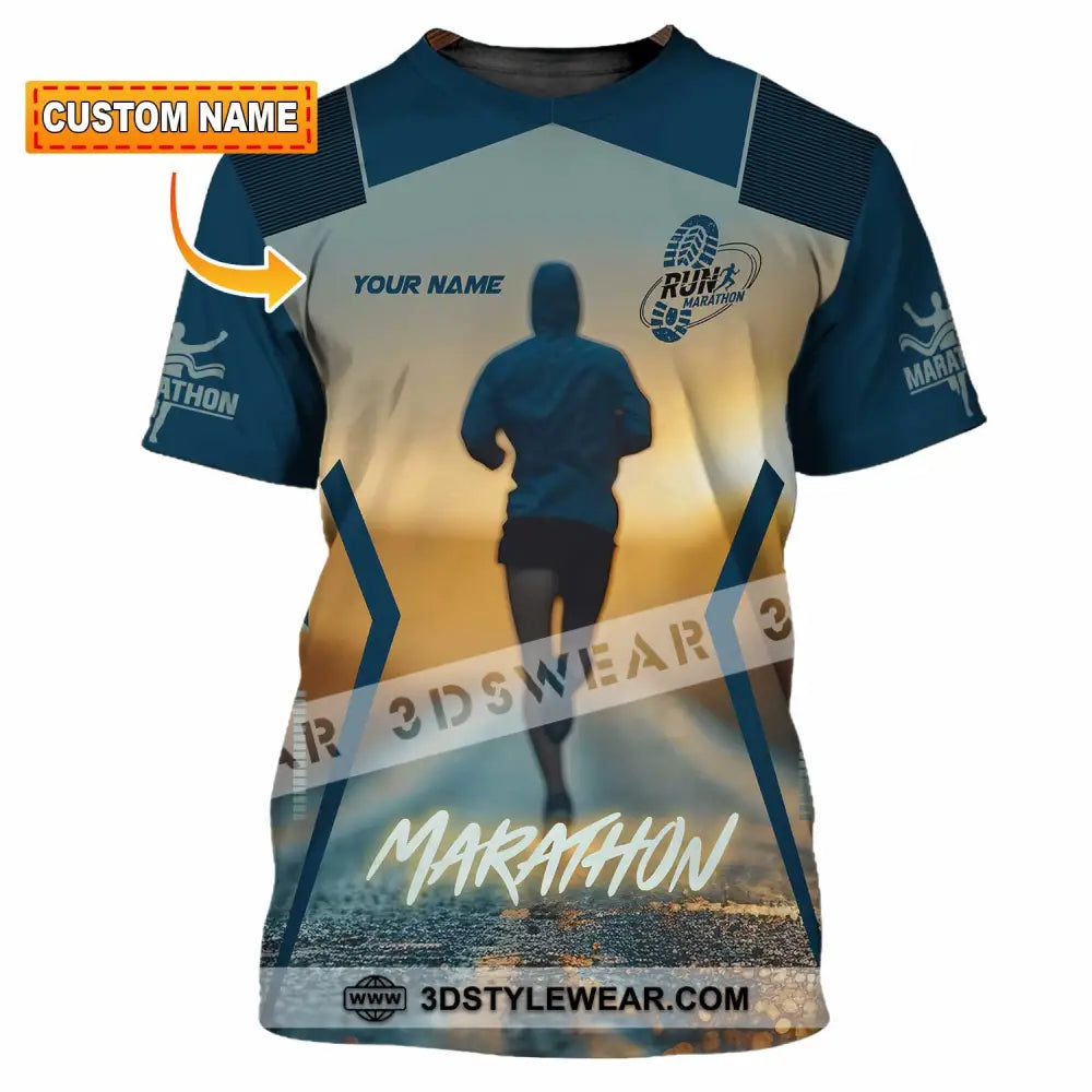 Unisex Shirt - Custom Marathon 3D Shirt - T-shirt