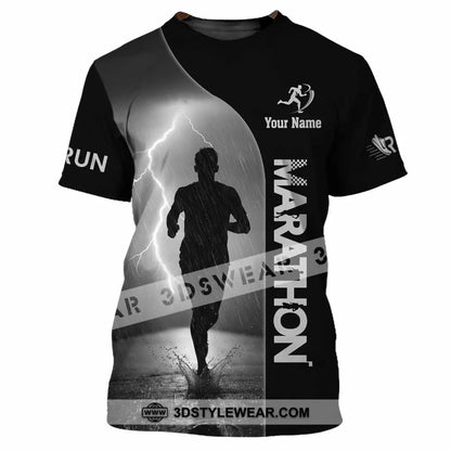 Unisex Shirt - Custom Marathon 3D Shirt - T-Shirt / S - T-shirt