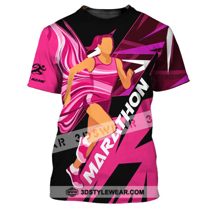 Unisex Shirt - Custom Marathon 3D Shirt - T-Shirt / S - T-shirt