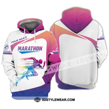 Unisex Shirt - Custom Marathon Running Lover Sport Shirt - Hoodie / S - T-shirt