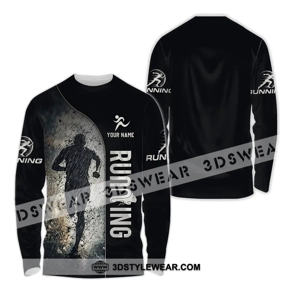 Unisex Shirt - Custom Marathon Running Lover Sport Shirt - Long Sleeve Shirt / S - T-shirt