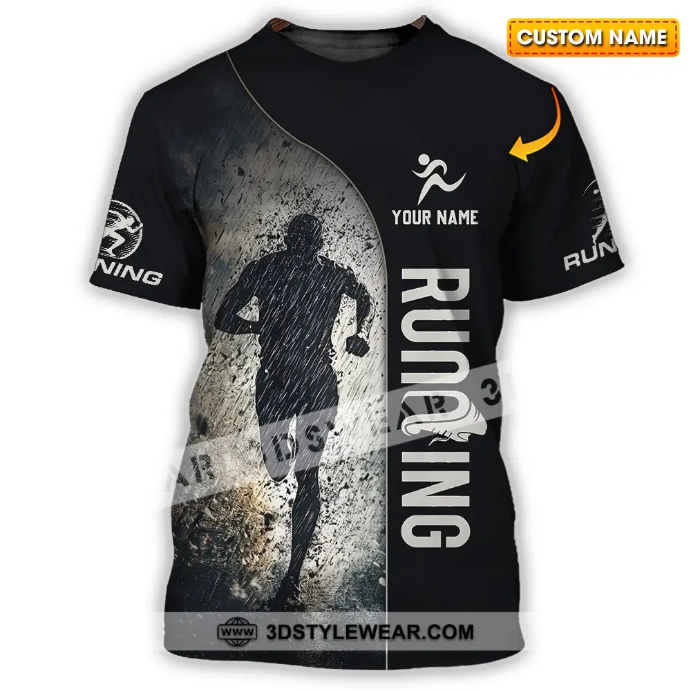 Unisex Shirt - Custom Marathon Running Lover Sport Shirt - T-shirt