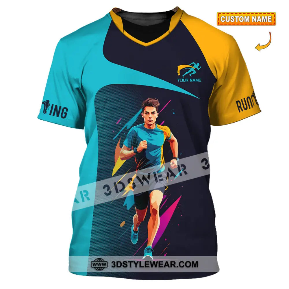 Unisex Shirt - Custom Marathon Running Lover Sport Shirt - T-shirt