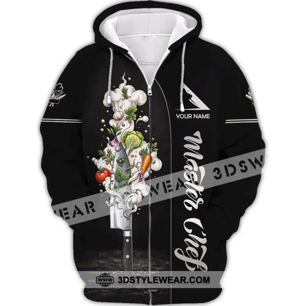 Unisex Shirt - Custom Master Chef Shirt - Zipper Hoodie / S - T-shirt