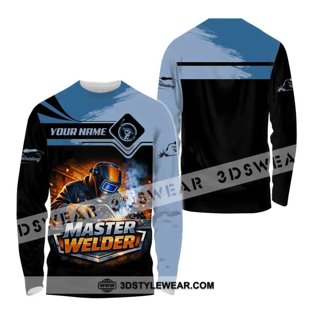Unisex Shirt - Custom Master Welder Shirt - Long Sleeve Shirt / S - T-shirt