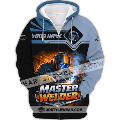 Unisex Shirt - Custom Master Welder Shirt - Zipper Hoodie / S - T-shirt